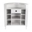 Caisse OBSESSION I Structure Blanc Mat Matelassée Cristaux Swarovski