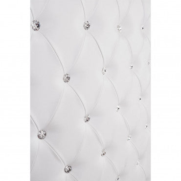 OBSESSION II Quilted Swarovski Crystal Box White Gloss Structure