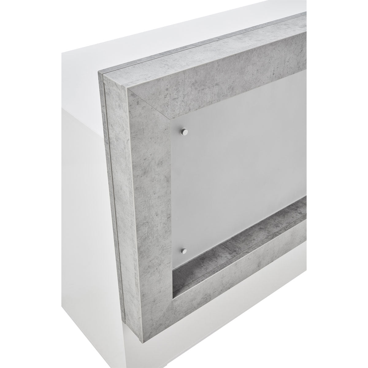 ROMA White Matt Structure LED Lighting Box