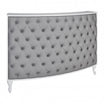 ROYAL II Padded Box with Buttons White Gloss Structure