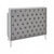 MADAME Quilted Button Chest White Gloss Frame