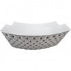 ROYAL II Padded Box with Buttons White Gloss Structure