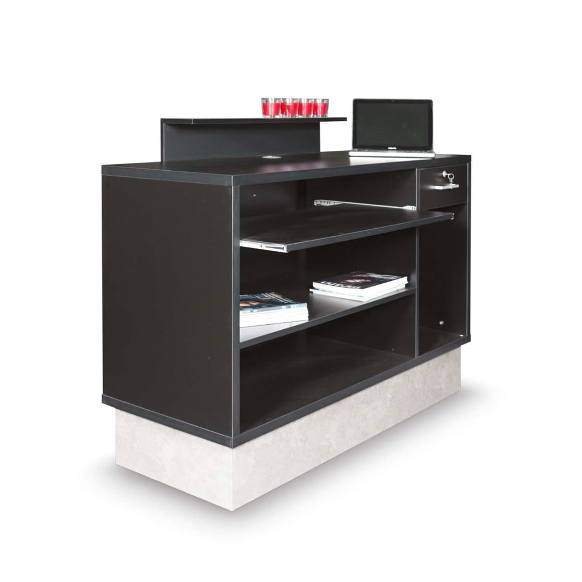 Caisse THIERRY Structure noir Panneau Frontal