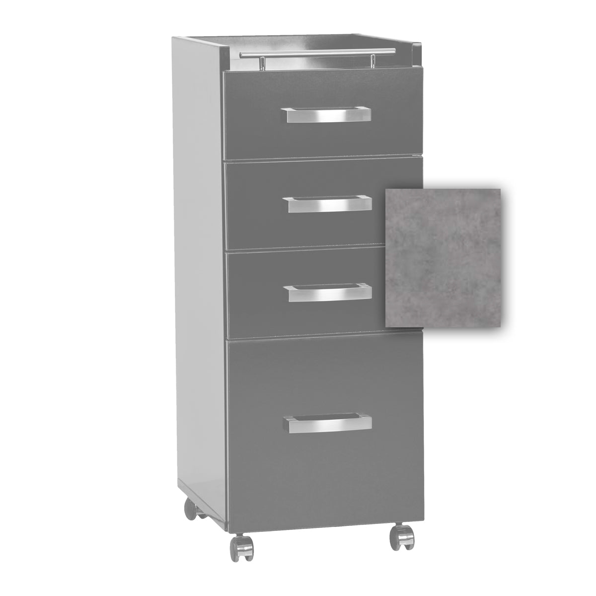 Colin 4-drawer mobile pedestal