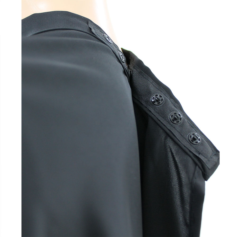 Microfiber cape with press studs Dallas