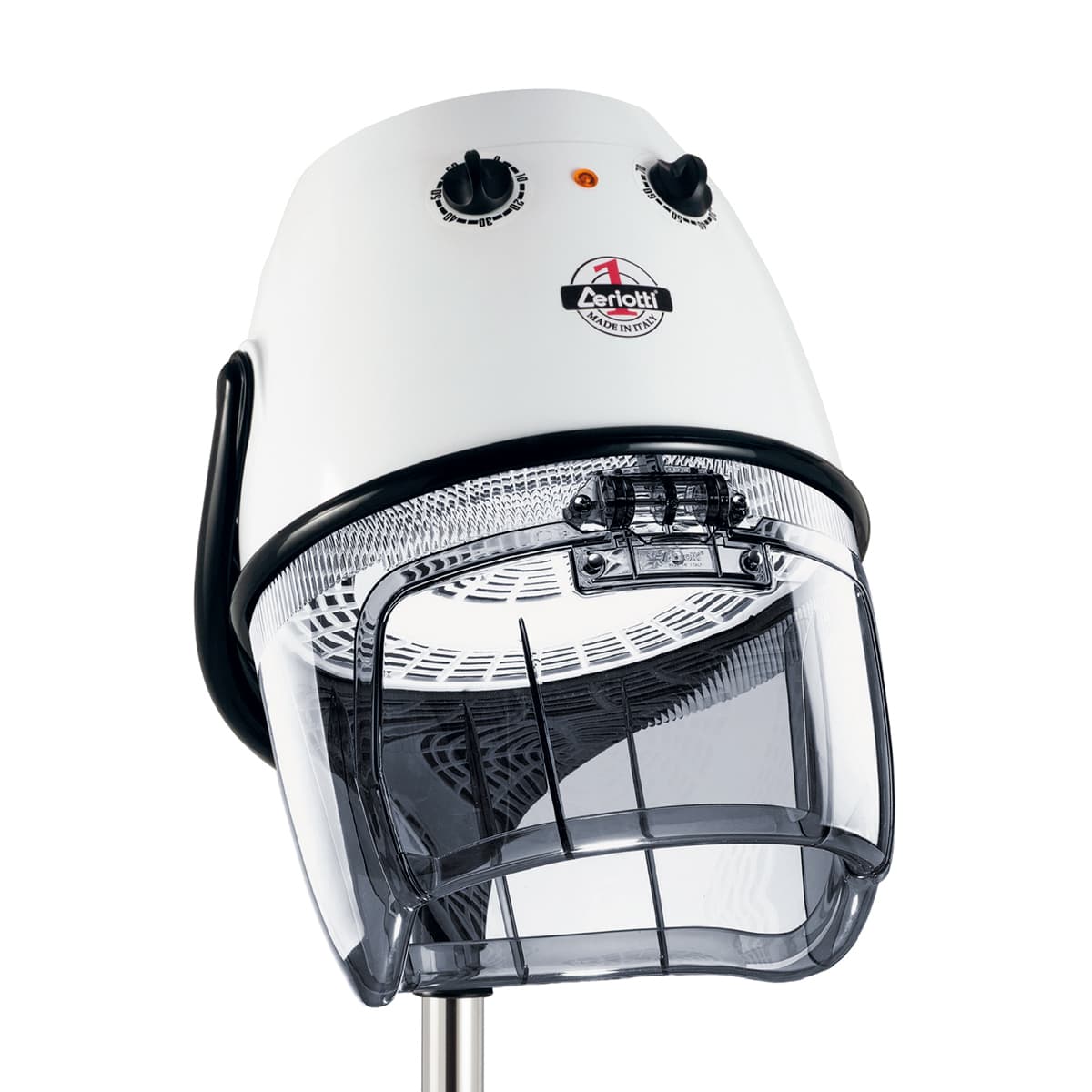 UNO white helmet on stand