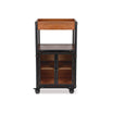 Chariot Barber ALAN Structure Bois et Armature Noire