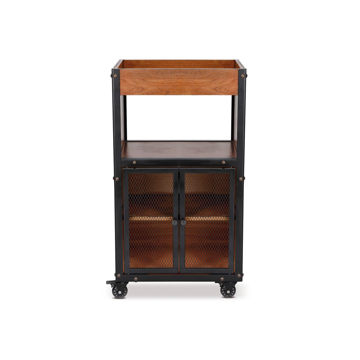 Chariot Barber ALAN Structure Bois et Armature Noire