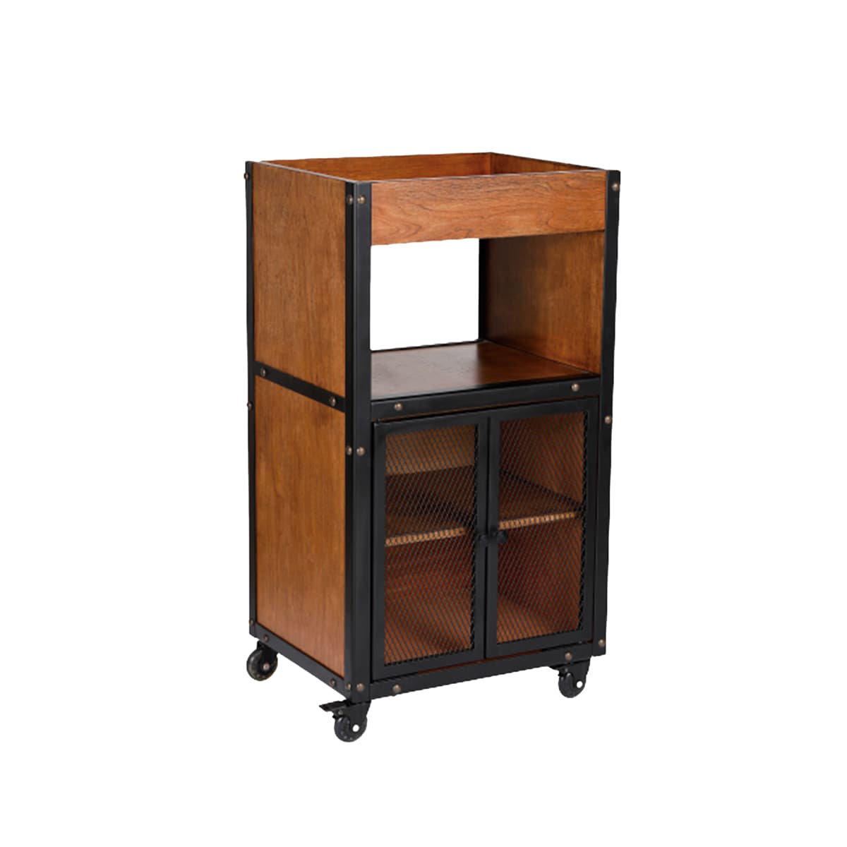 Chariot Barber ALAN Structure Bois et Armature Noire