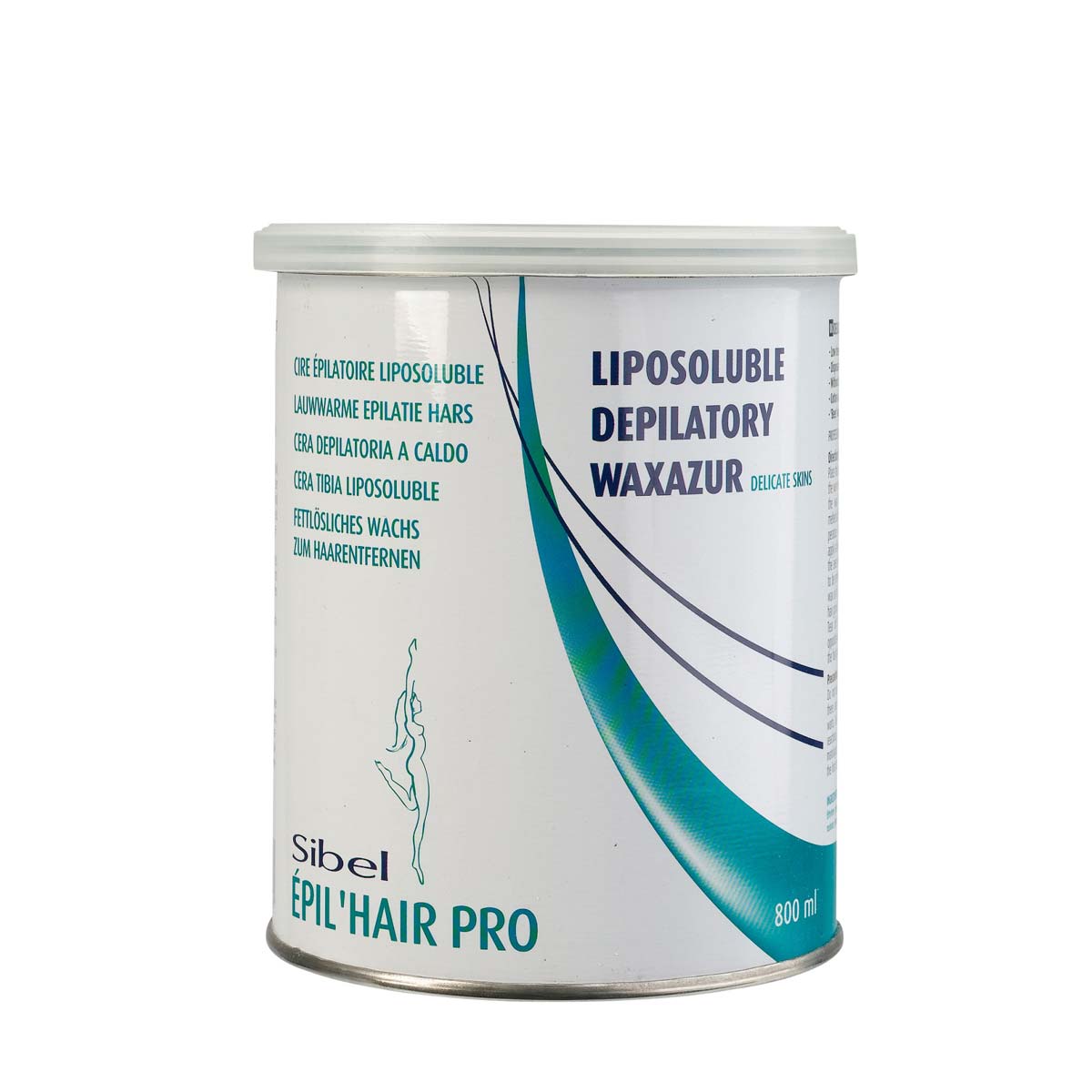 Non-strip peelable wax Wax'Azur, for sensitive skin