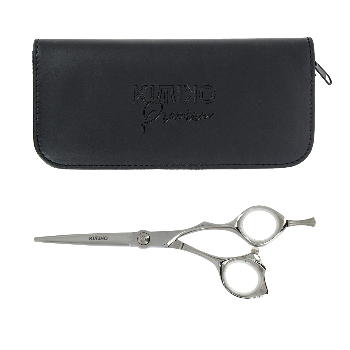 Sakai offset hairdressing scissors in Japanese steel