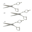 Sakai offset hairdressing scissors in Japanese steel
