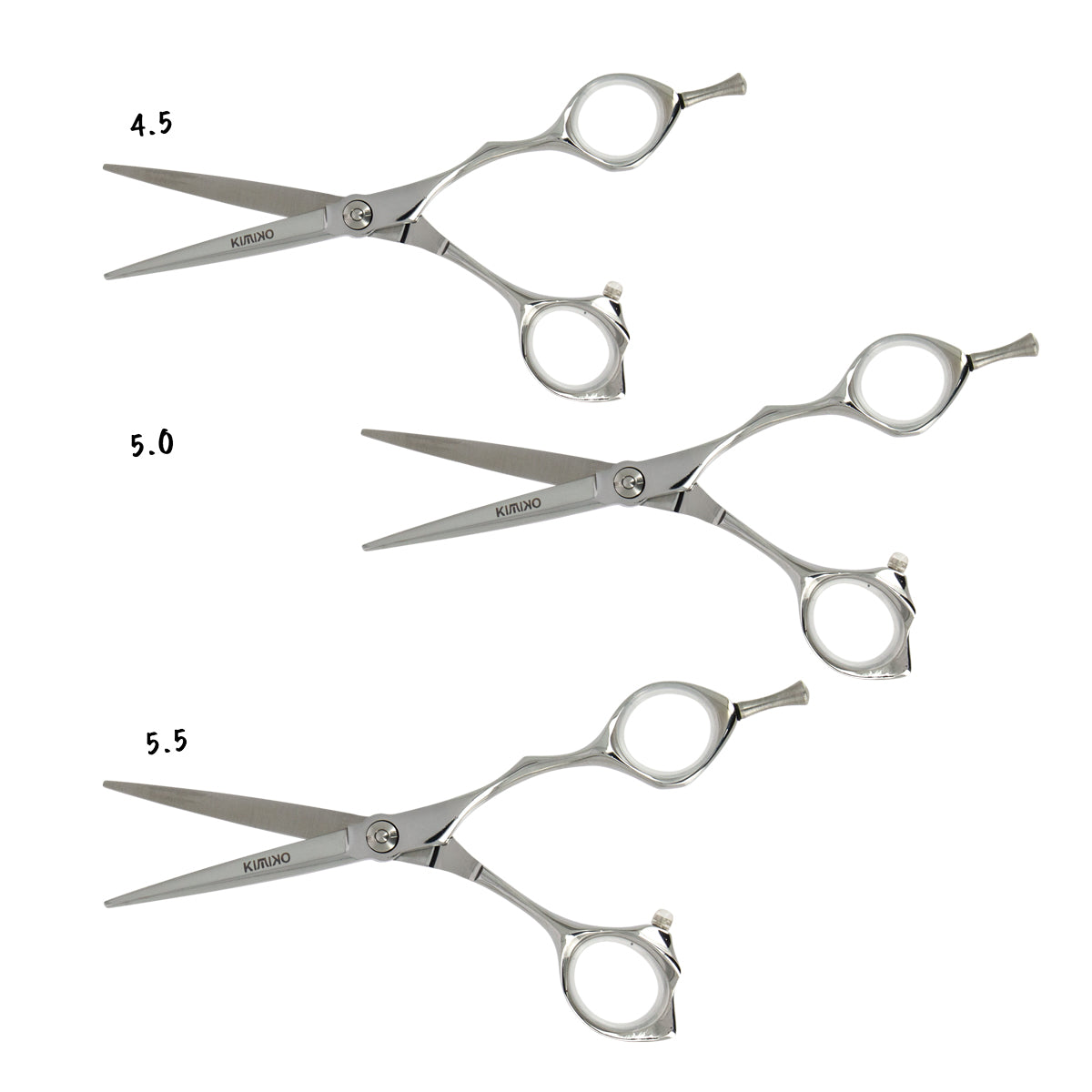 Sakai offset hairdressing scissors in Japanese steel