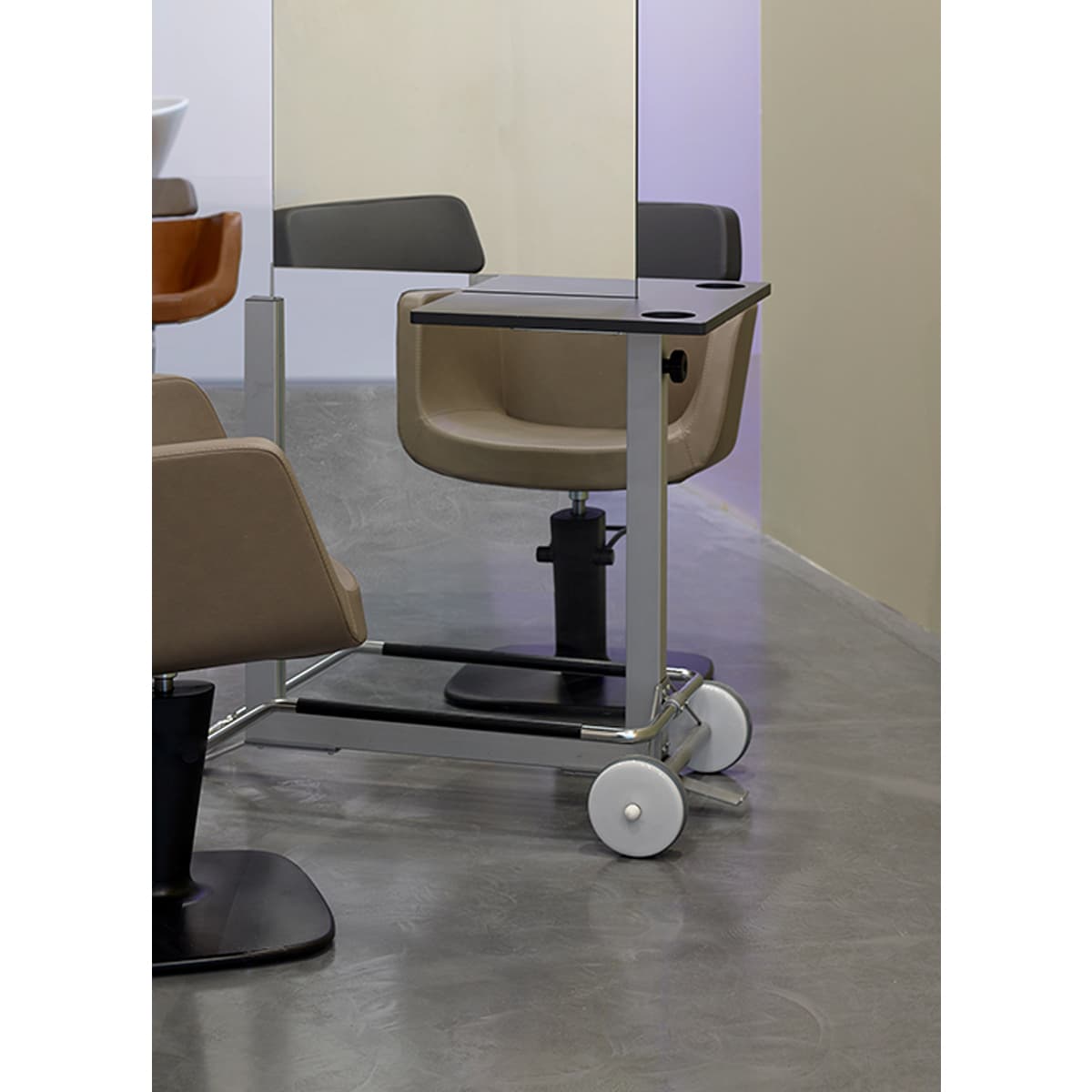 ACCADEMIA Hairdressing Trolley with 2 holders