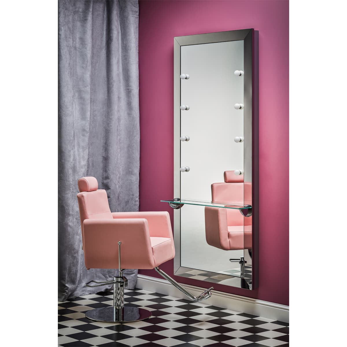 MAKE UP Aluminum Vanity Case with Lighting