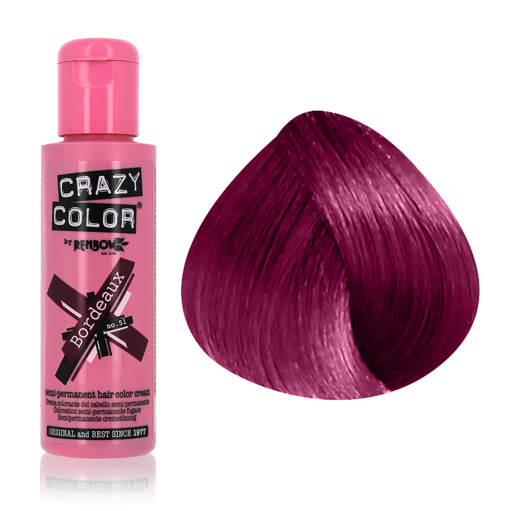 Crazy Color semi-permanent hair dye
