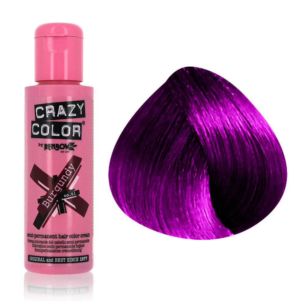 Crazy Color semi-permanent hair dye