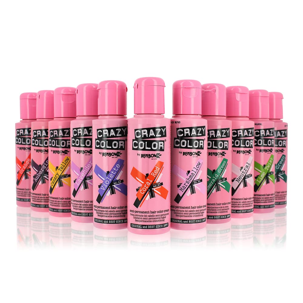 Crazy Color semi-permanent hair dye