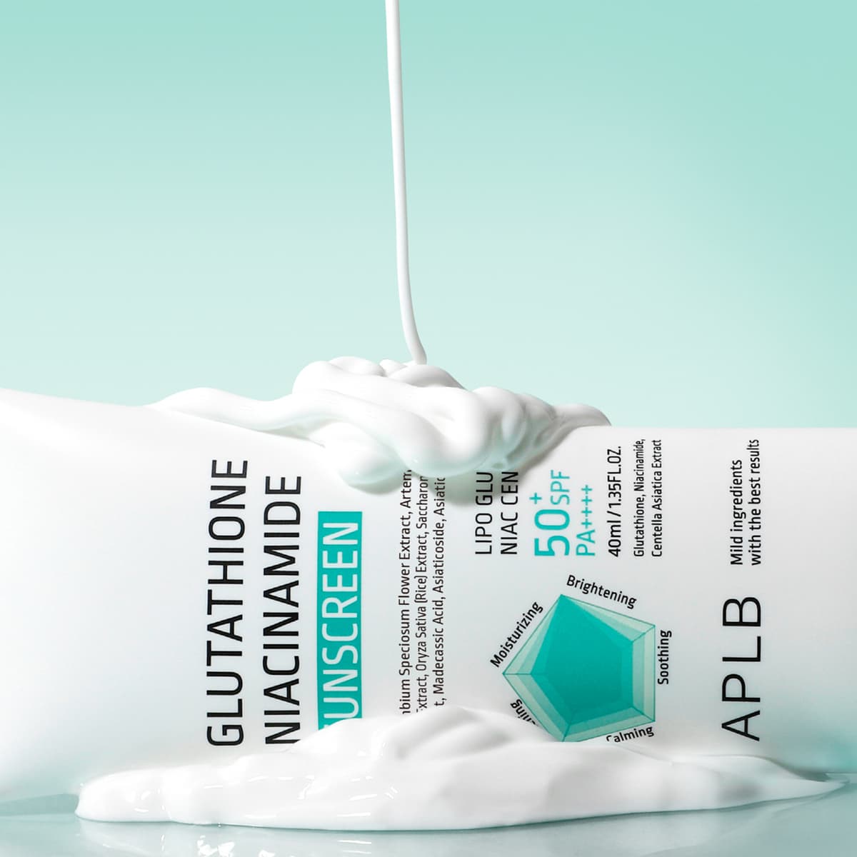 Crème Solaire SPF50+ Glutathione Niacinamide