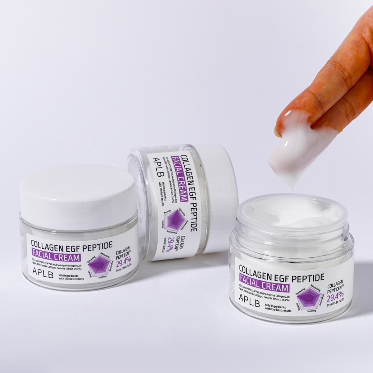 Crème Visage Collagène EGF Peptides