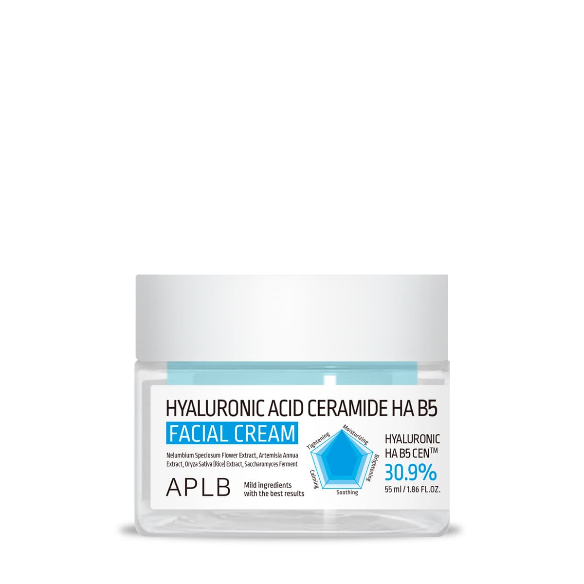 Crème Visage Acide Hyaluronique Céramides HA B5
