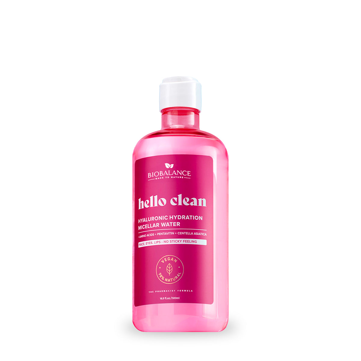 Eau Micellaire Hydratante à l'Acide Hyaluronique HELLO CLEAN