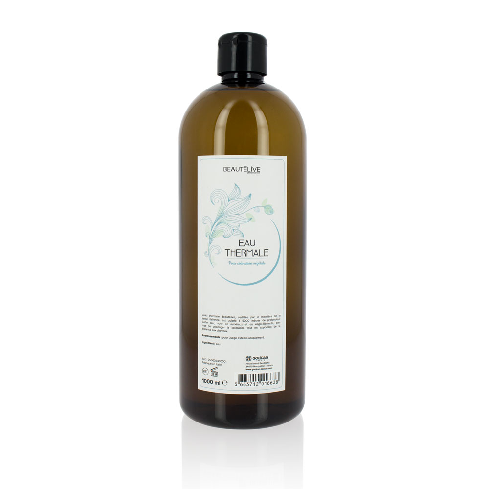 Eau thermale pour coloration végétale