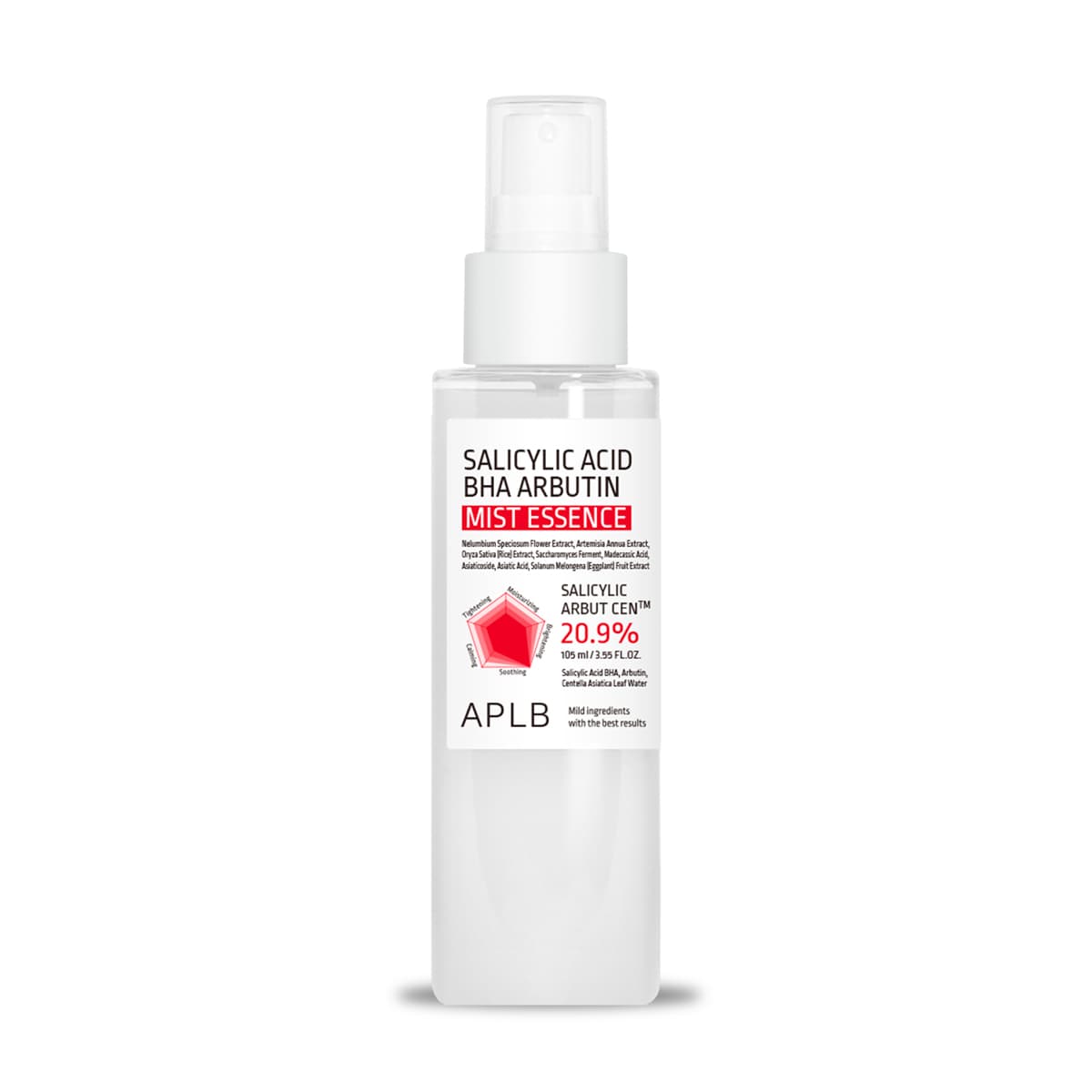 Essence en Brume Acide Salicylique BHA Arbutine