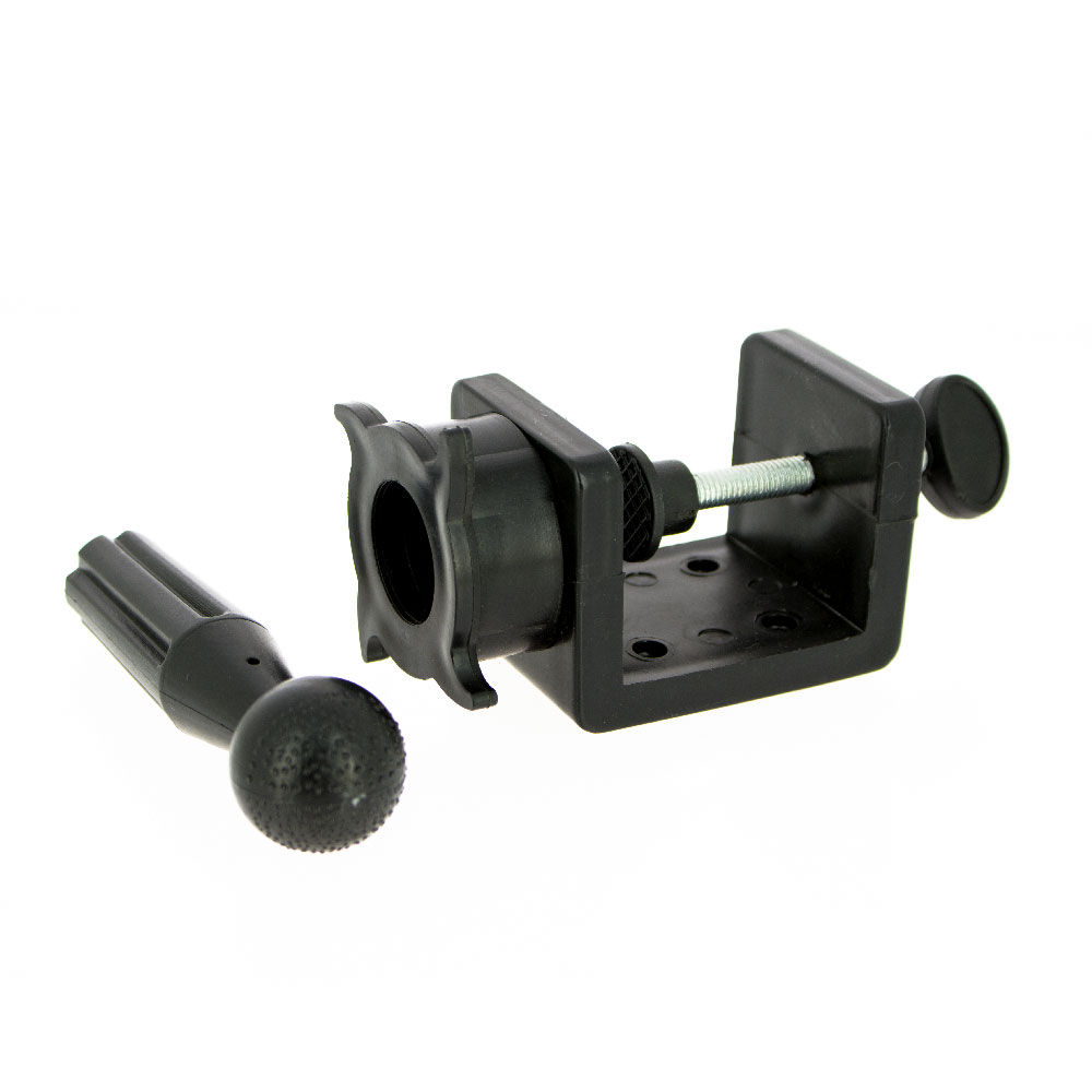 Black plastic vice