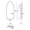 Expoback shelf unit Behind Butterfly and Portofino dressing table