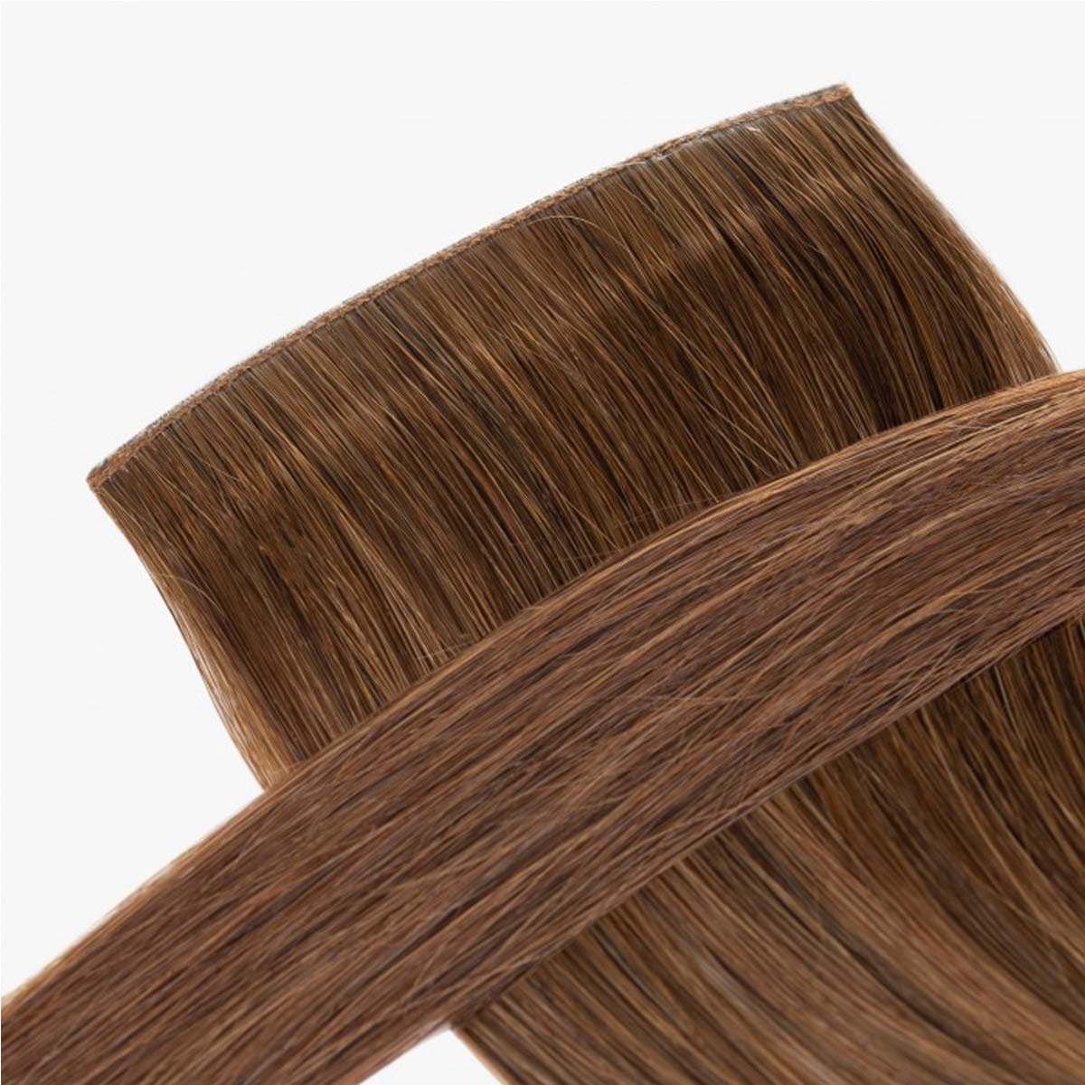 8cm Width Hair Extensions 2 INVISIBLE Clips 50/55cm