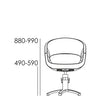 Fauteuil de coiffure Caruso