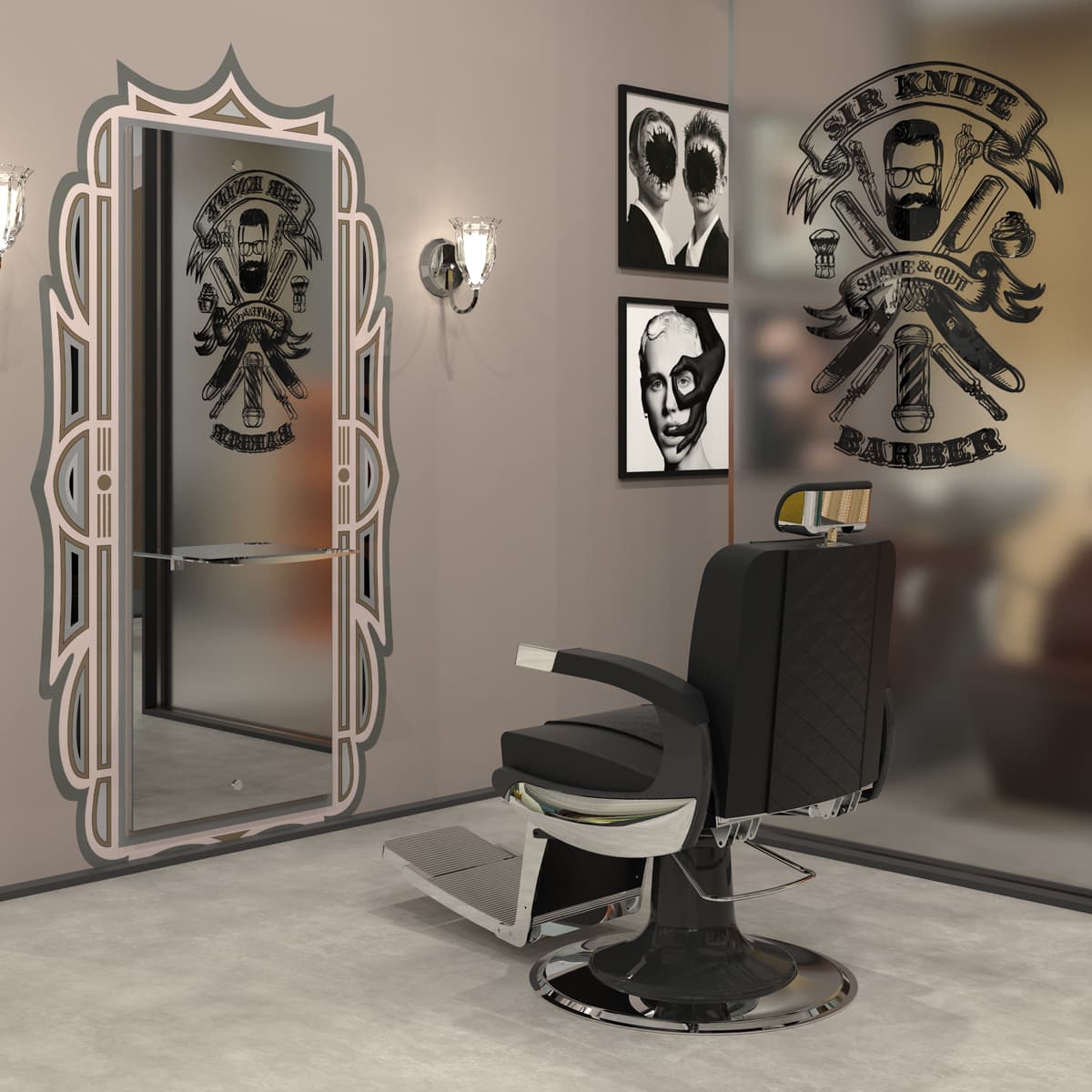 ZEUS EASY COLOR Barber Chair