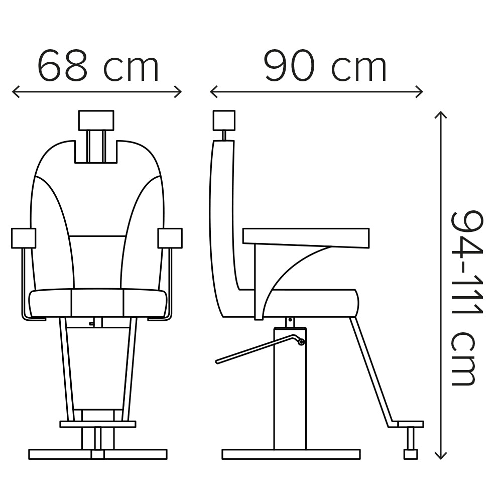 Noto barber chair