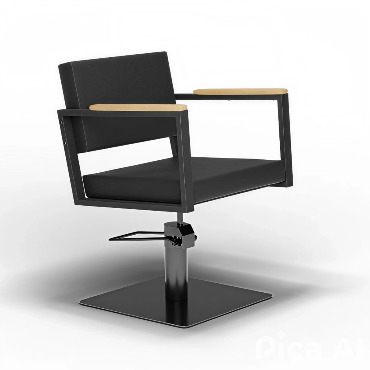 Fauteuil OCEAN B Noir Base Carrée Noire