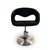 Fauteuil de Coiffure VELGANO Noir base Ronde