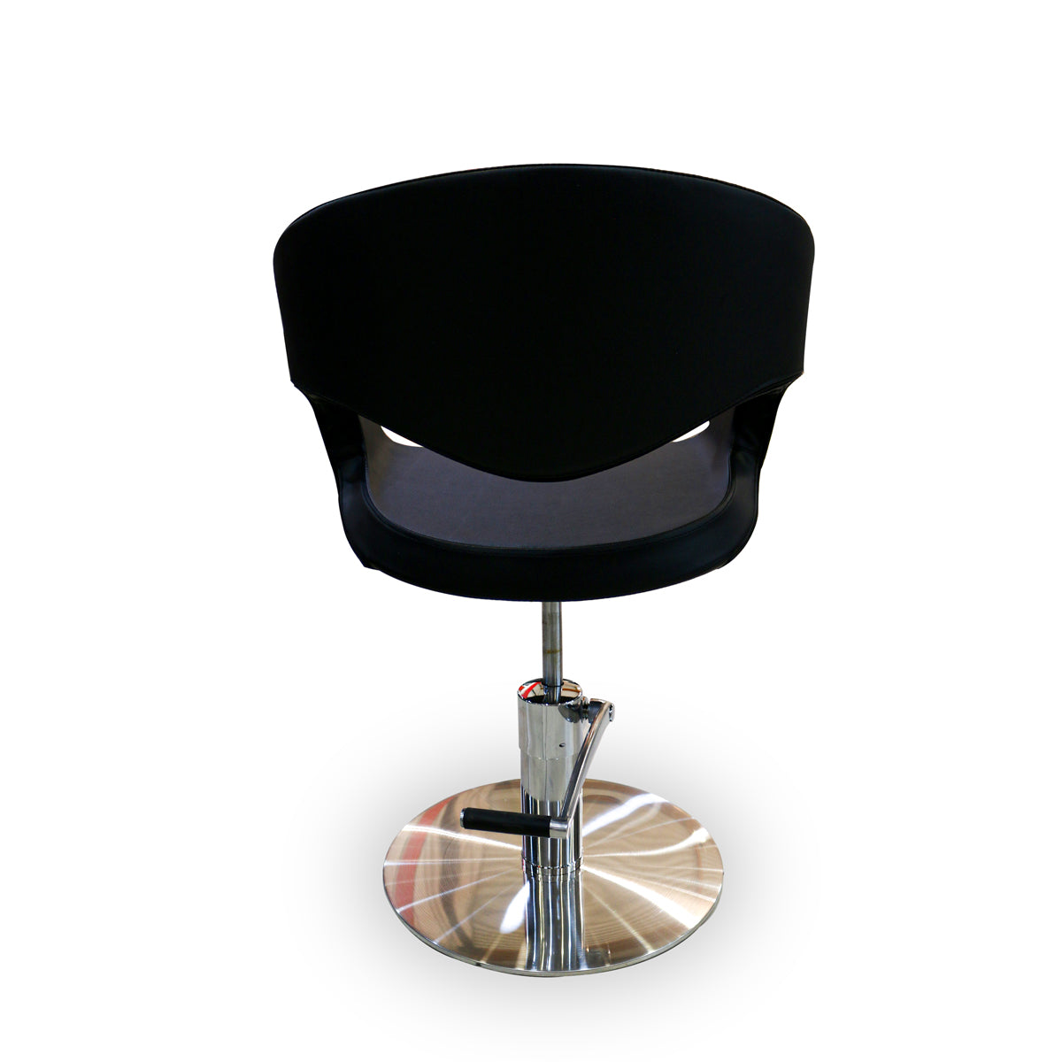 Fauteuil de Coiffure VELGANO Noir base Ronde