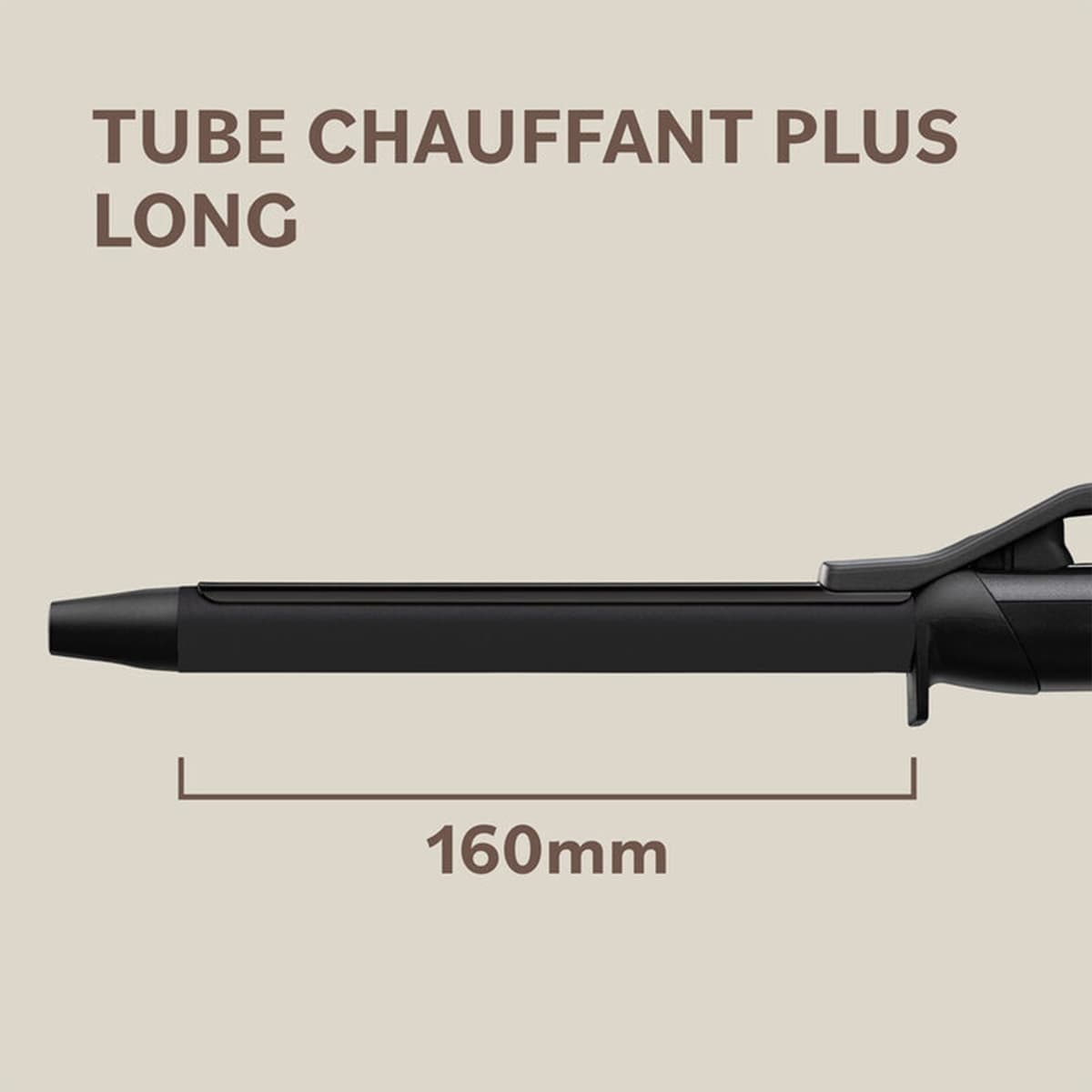 Fer à Boucler à Clapet Ceramic Black Oxyde Ø19mm