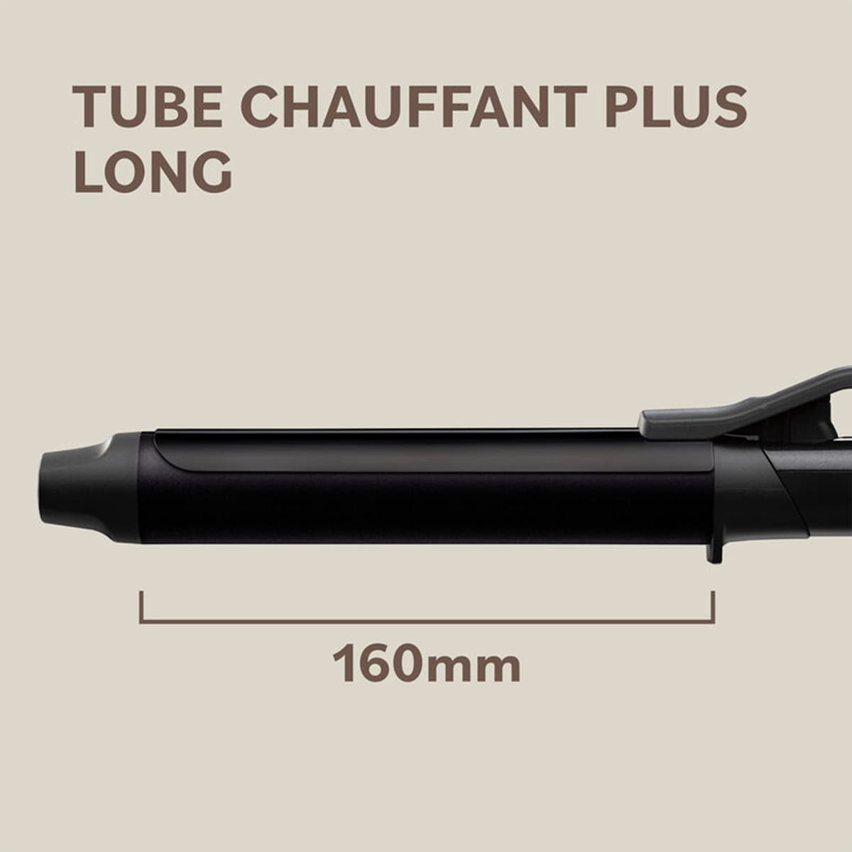 Fer à Boucler à Clapet Ceramic Black Oxyde Ø32mm