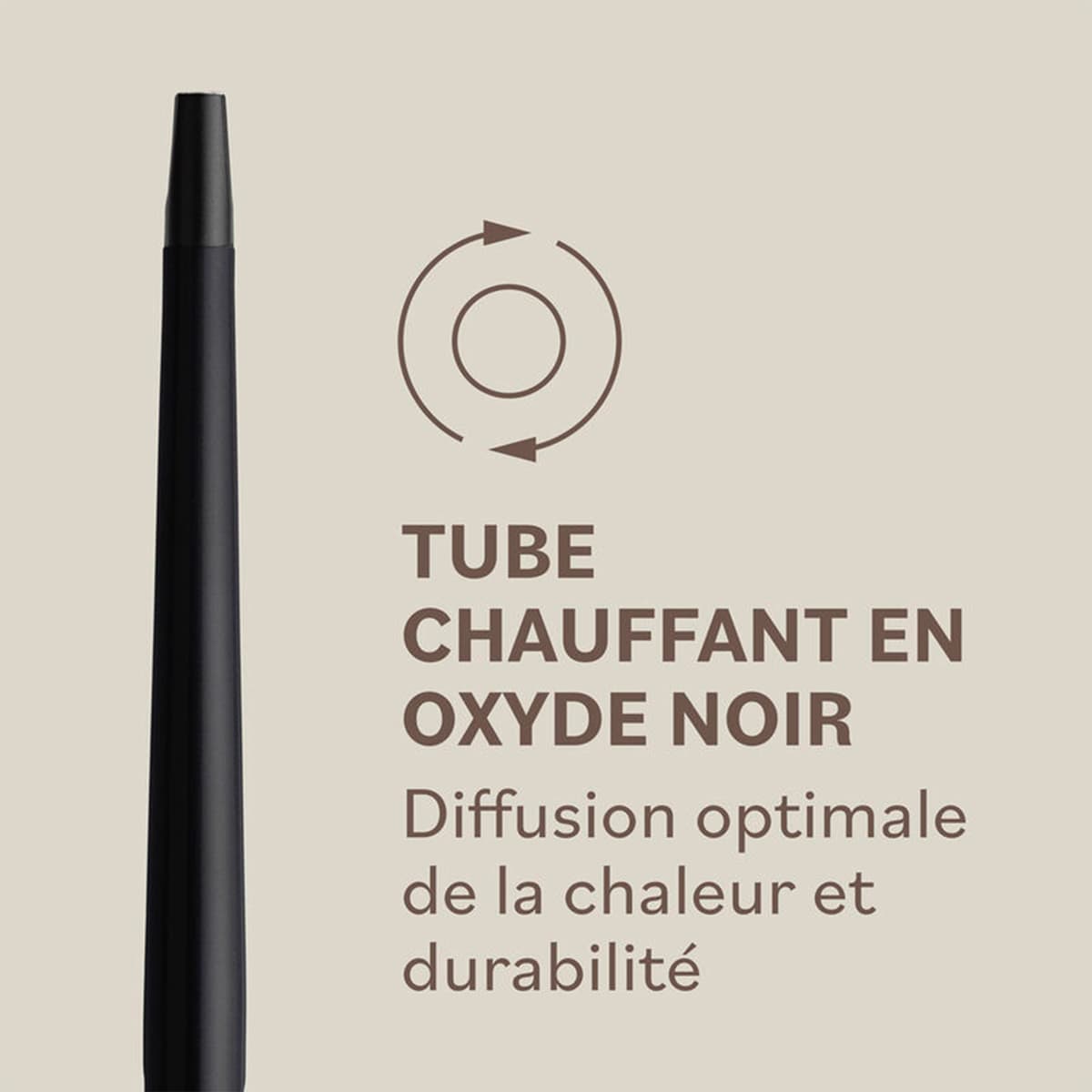 Fer à Boucler Conique Ceramic Black Oxyde Ø19/13mm