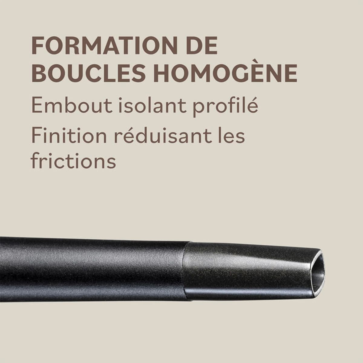 Fer à Boucler Conique Ceramic Black Oxyde Ø19/13mm