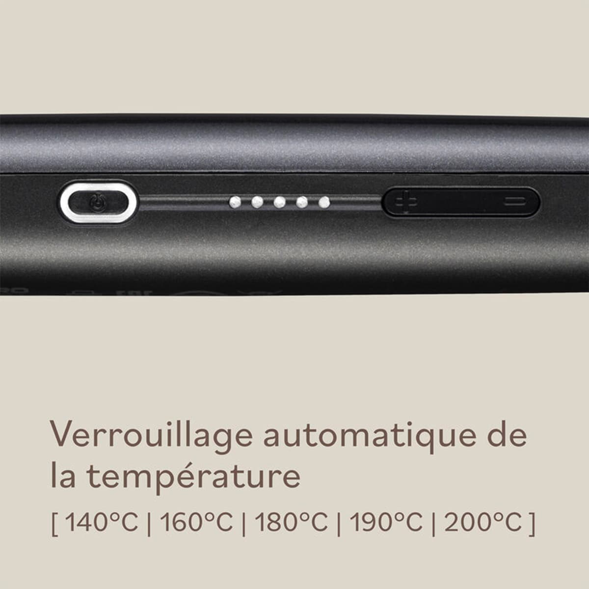 Fer à Boucler Conique Ceramic Black Oxyde Ø19/13mm