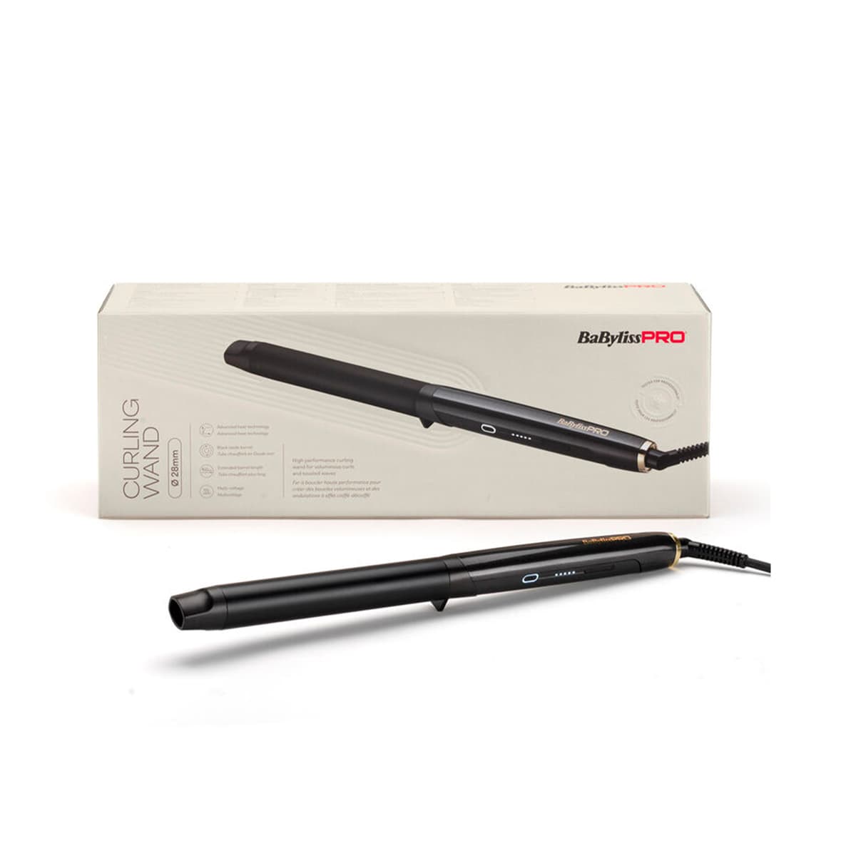 Fer à Boucler WAND Ceramic Black Oxyde Ø28mm