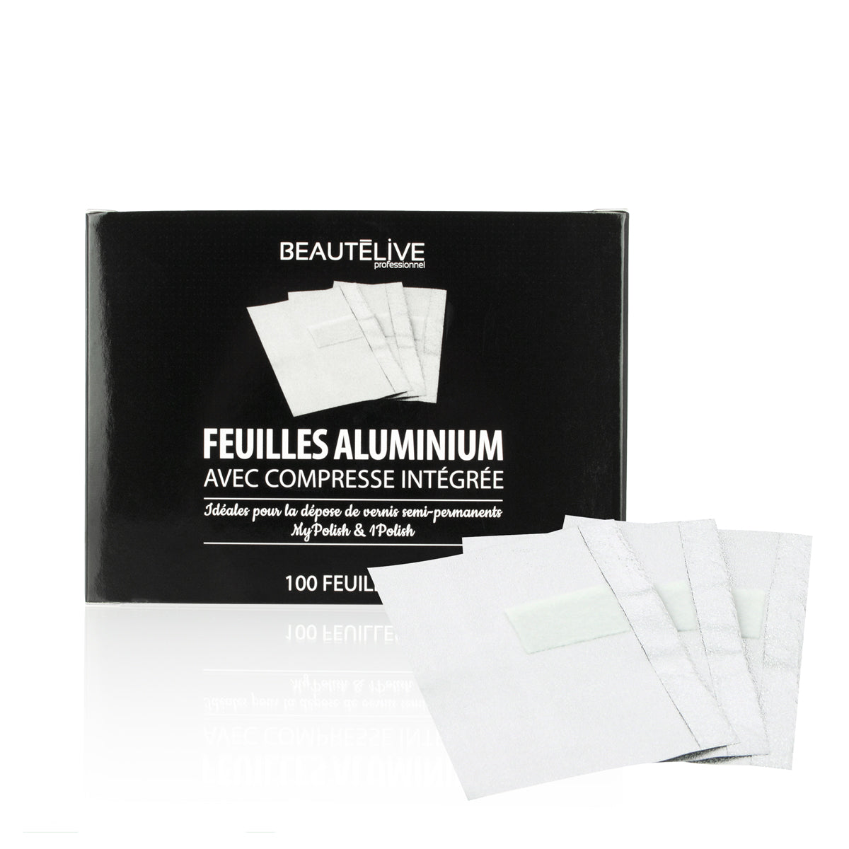 Gel nail polish remover wraps x100