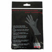 1 pair of black latex gloves