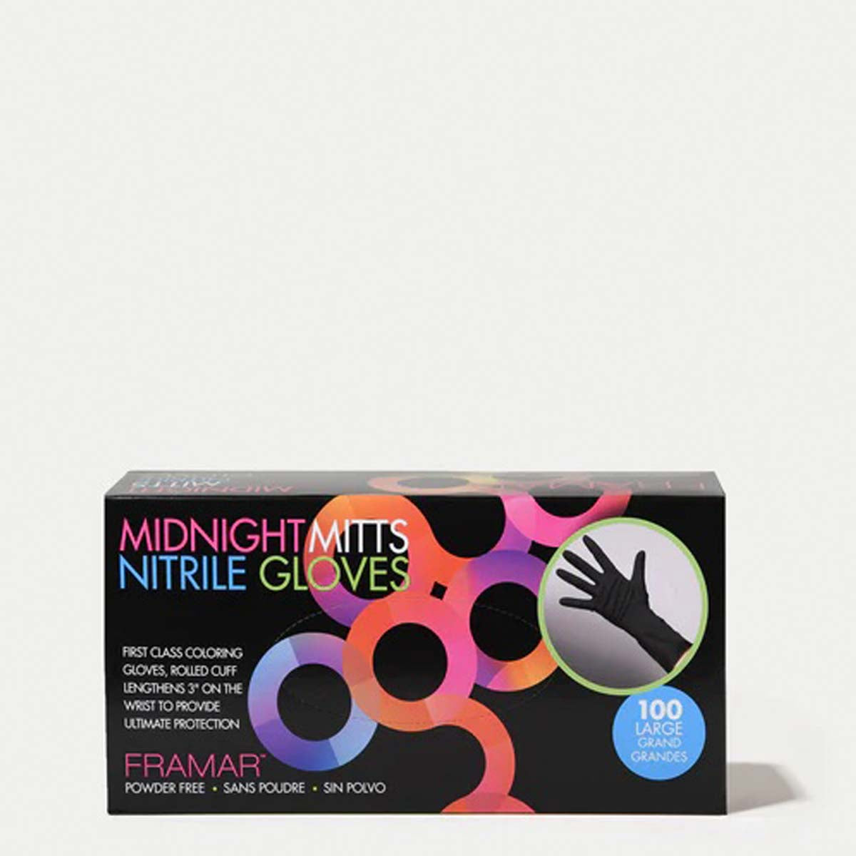 Nitrile Gloves MIDNIGHT MITTS X100
