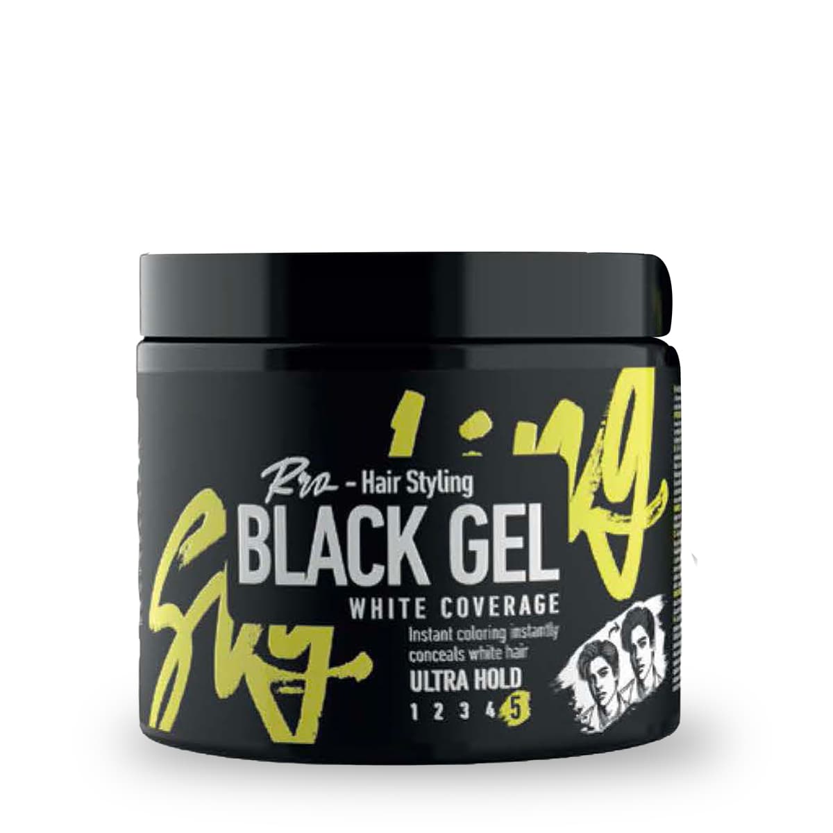 Gel Noir Fixation Ultra Forte