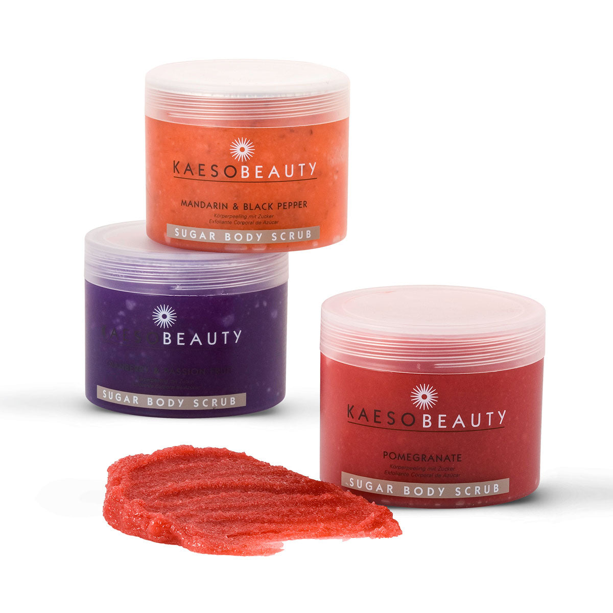 Gourmet-scented sugar scrub