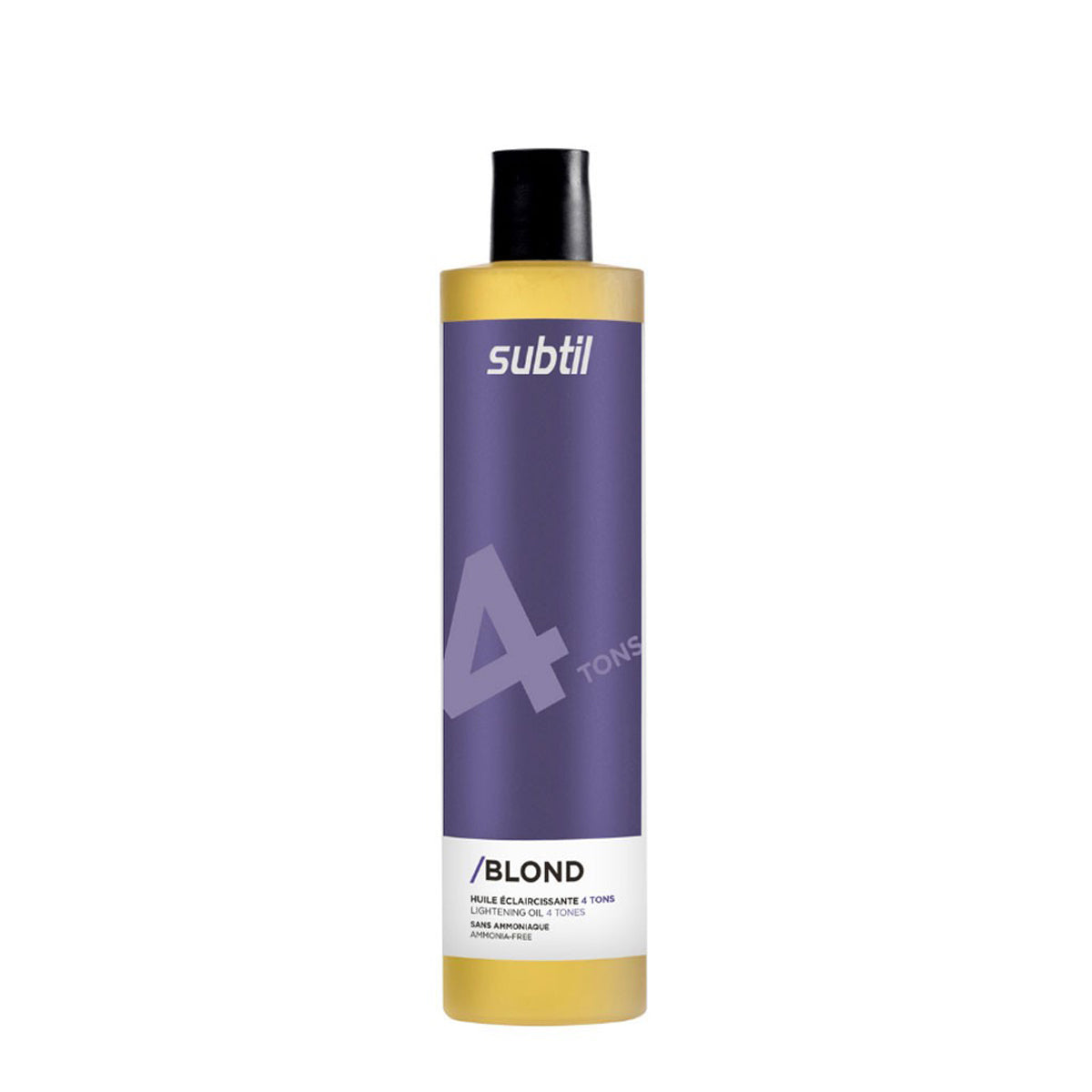 Ammonia-free lightening oil 4 levels