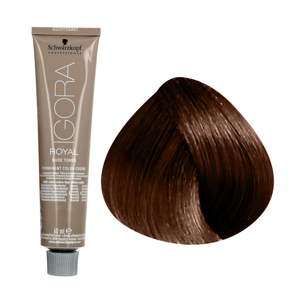 Coloration Permanente Nude Tones Igora Royal Nude Tones